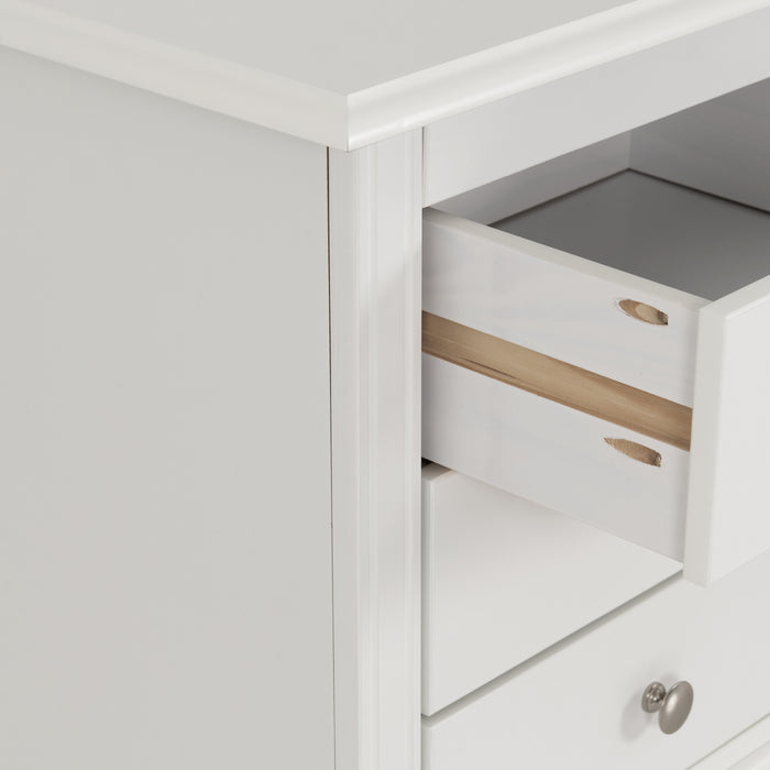 Stratford 3 Drawer Bedside White