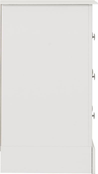 Stratford 3 Drawer Chest White