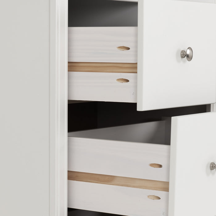 Stratford 3+2 Drawer Chest White