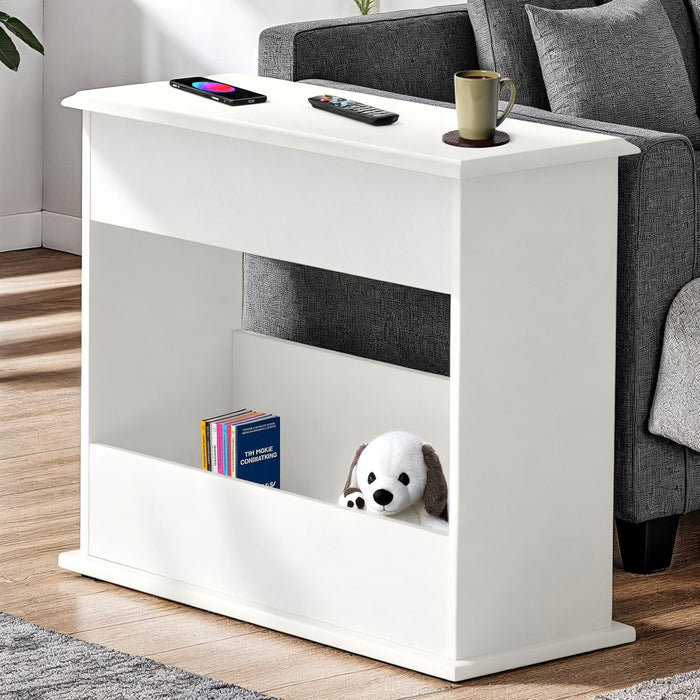 Stratford Sofa End Table White