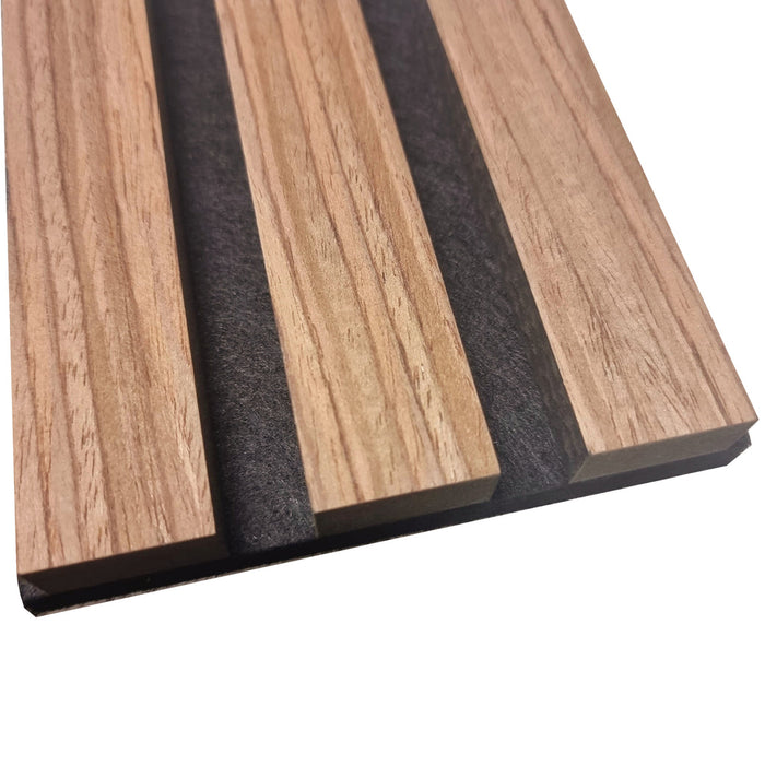 Real Wood Acoustic Slatted Wall Panel