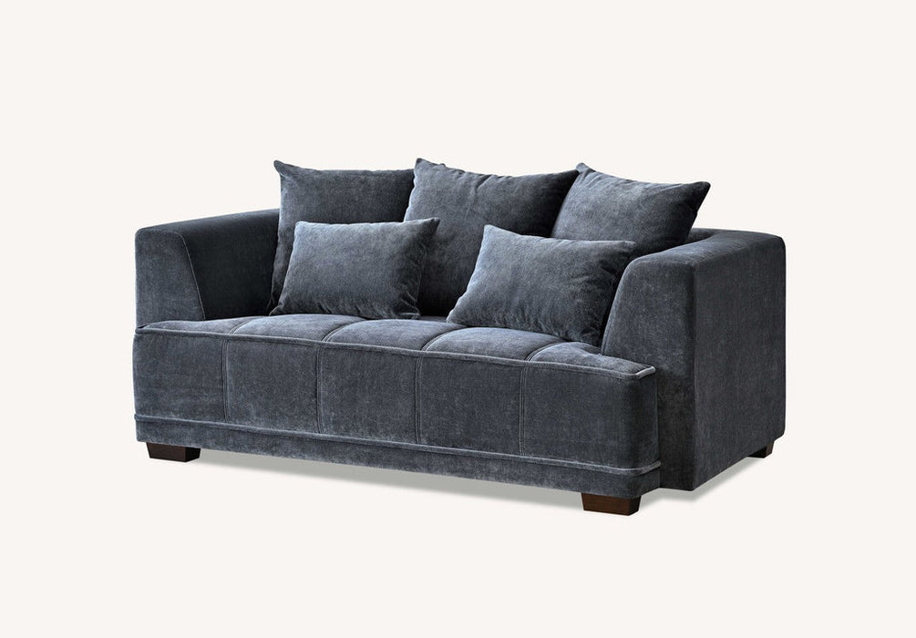 Aluxo Gramercy Group In Steel Velvet