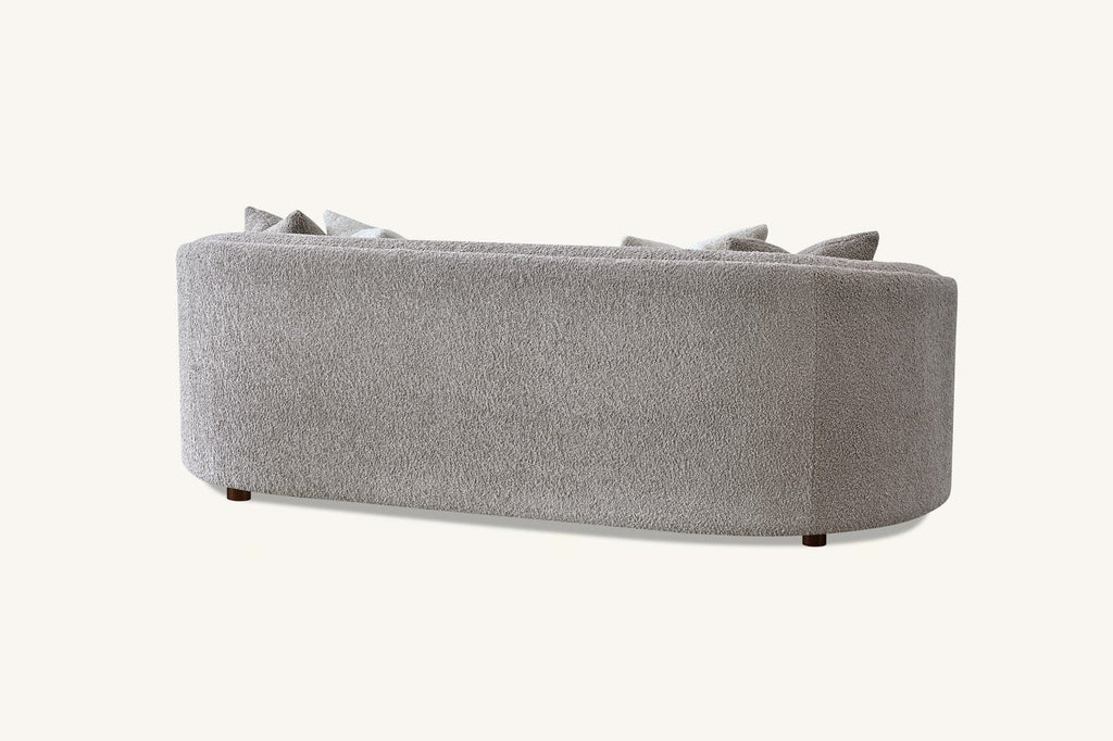 Aluxo Nolita Boucle Teddy Sofa and Accent Chair 3 Seater