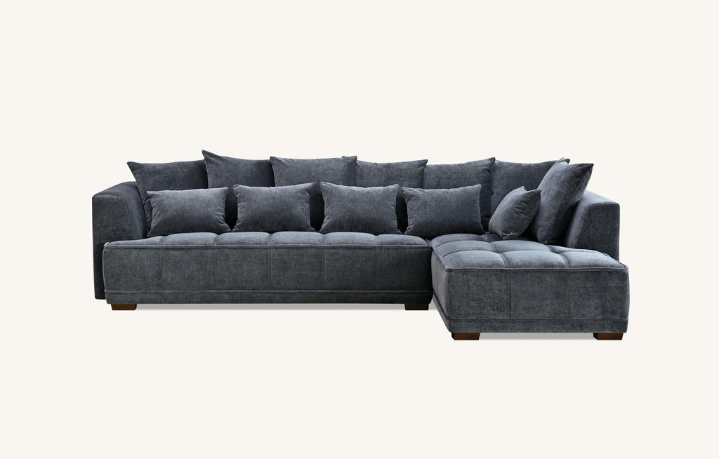Aluxo Gramercy Group In Steel Velvet
