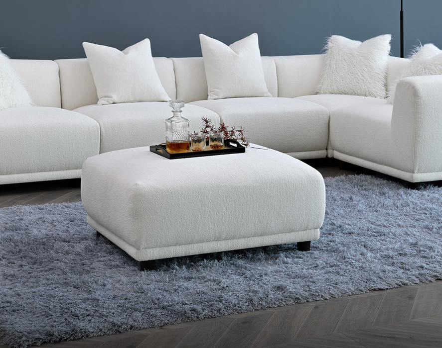 Aluxo Lottie Modular Corner Group In Polar Boucle Corner Sofa