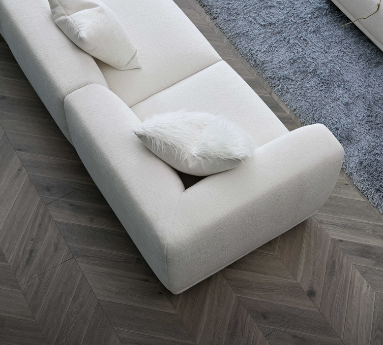 ALUXO® Lottie Modular Corner Group in Polar Boucle