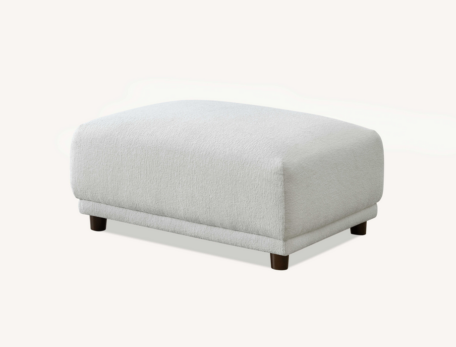Aluxo Lottie Modular Corner Group In Polar Boucle Corner Sofa