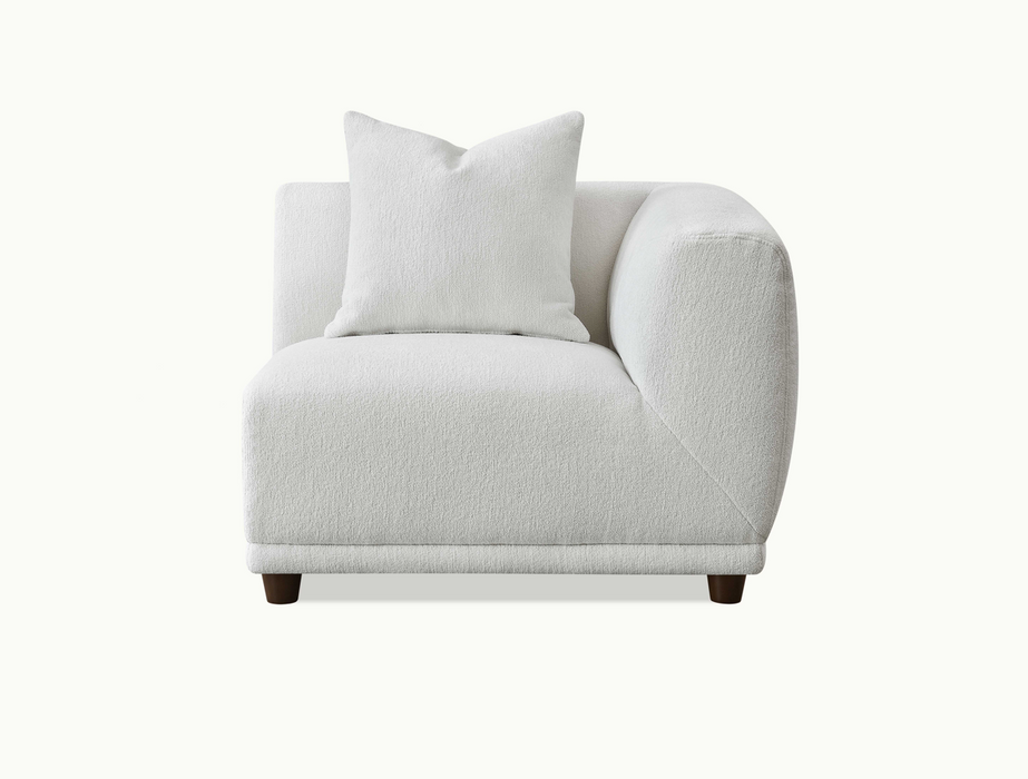 ALUXO® Lottie Modular Corner Group in Polar Boucle