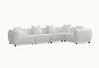 ALUXO® Lottie Modular Corner Group in Polar Boucle