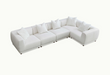 ALUXO® Lottie Modular Corner Group in Polar Boucle