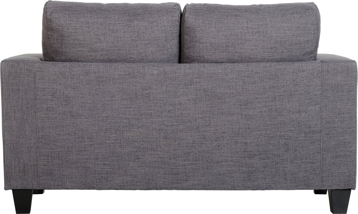 Tempo Two Seater Sofa-in-a-Box Grey Fabric