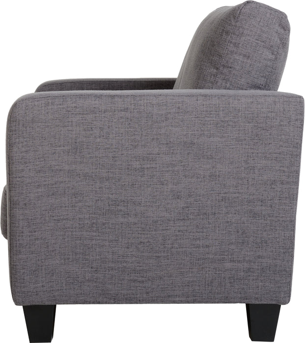 Tempo Two Seater Sofa-in-a-Box Grey Fabric