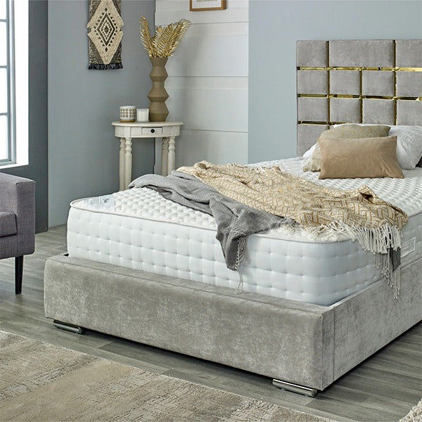 Vida Velvet With Trim Bed