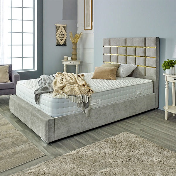 Vida Velvet With Trim Bed