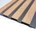 **PROMO** WPC Wall Panels - Wood Effect Slatted Wall Panels - 235cm x 15cm (14 pack)