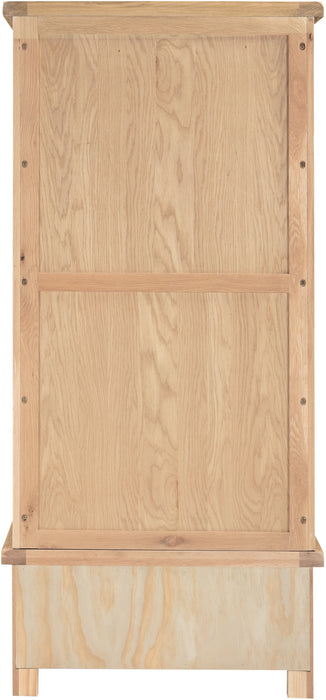 Windsor 2 Door 1 Drawer Wardrobe Natural Oak