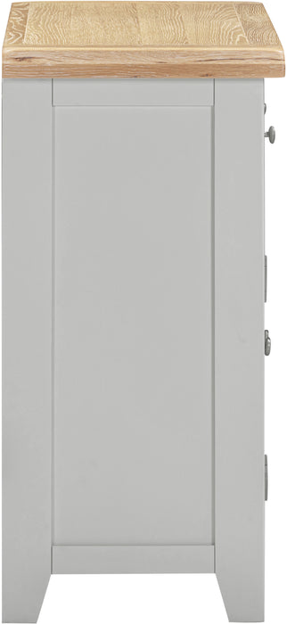Windsor 2 Door 2 Drawer Sideboard Pebble Grey/Oak