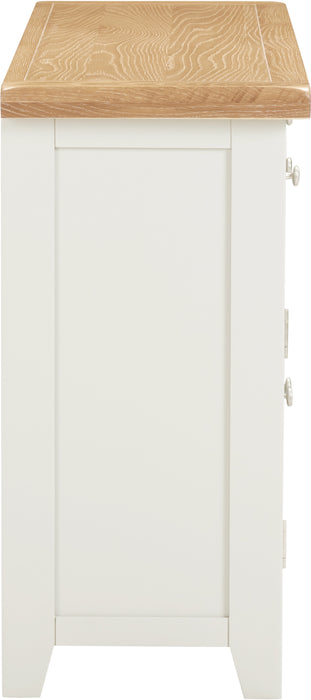 Windsor 3 Door 3 Drawer Sideboard Ivory/Oak