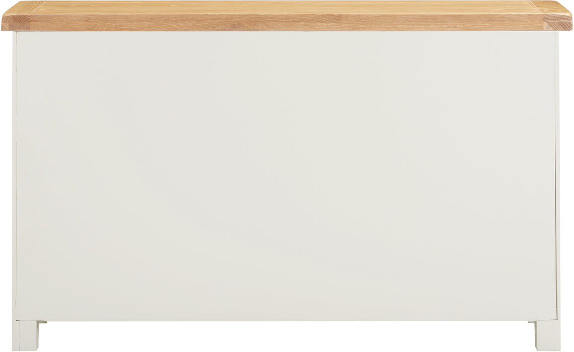 Windsor 3 Door 3 Drawer Sideboard Ivory/Oak
