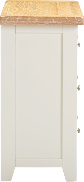 Windsor 3 Drawer Chest Ivory/Oak