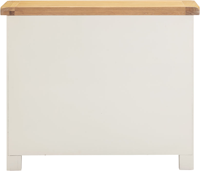 Windsor 3 Drawer Chest Ivory/Oak