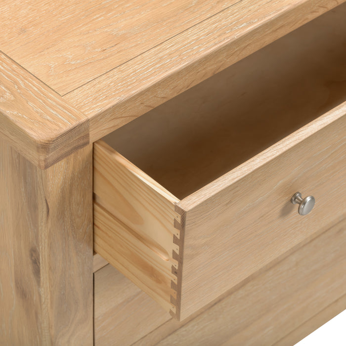 Windsor 3 Drawer Chest Natural Oak