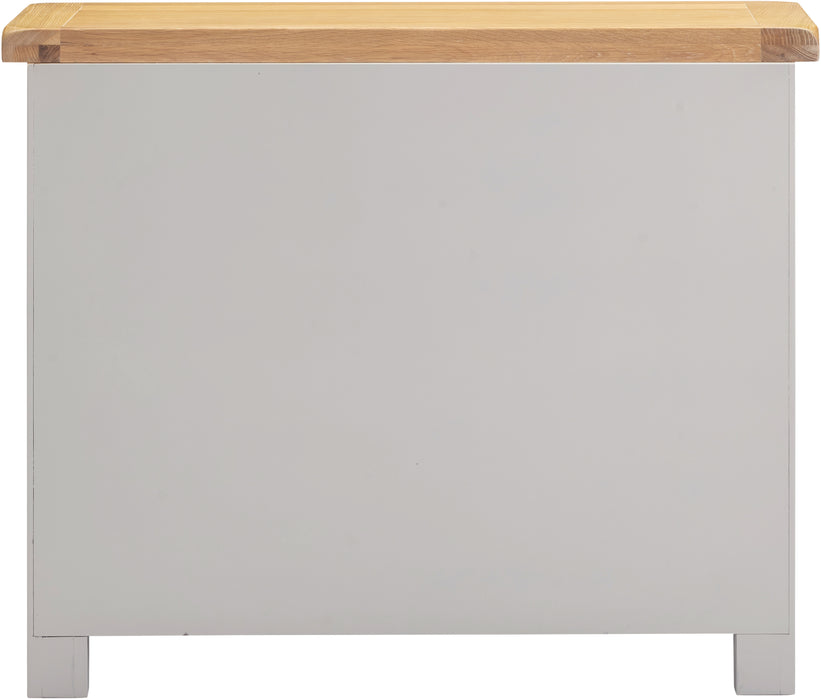 Windsor 3 Drawer Chest Pebble Grey/Oak