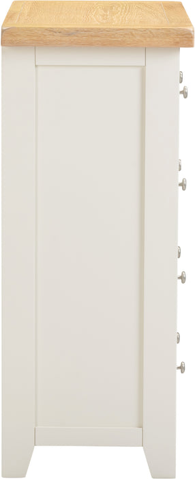 Windsor 3+2 Drawer Chest Ivory/Oak