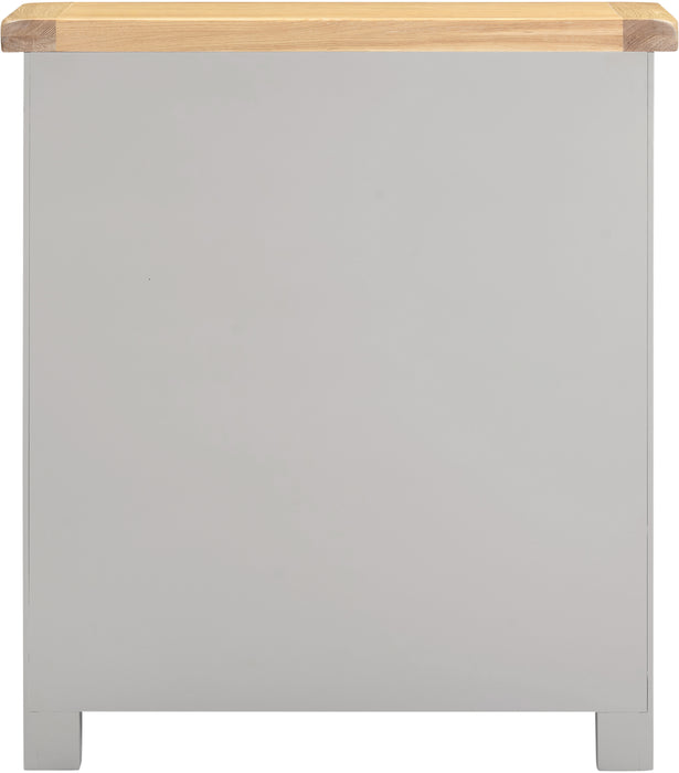 Windsor 3+2 Drawer Chest Pebble Grey/Oak