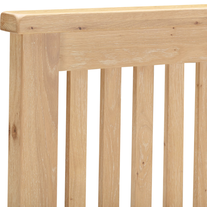 Windsor 4'6" Bed Low Foot End Natural Oak
