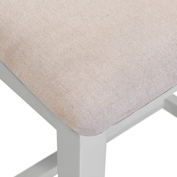 Windsor Cross Back Chair (Box of 2) Pebble Grey/Oat Fabric