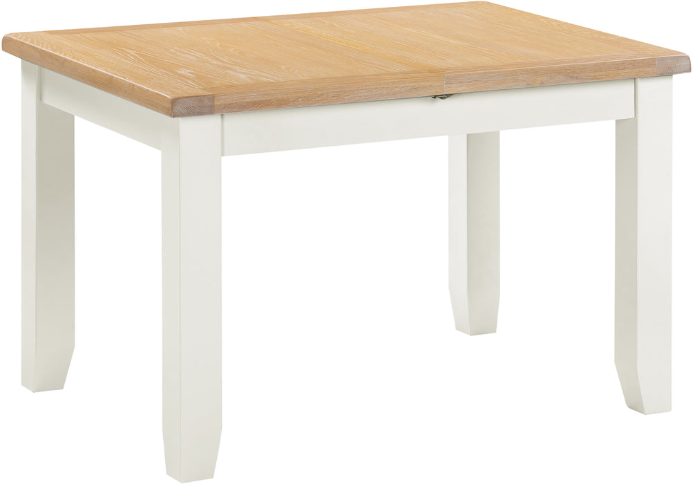 Windsor Extending Dining Table Ivory/Oak