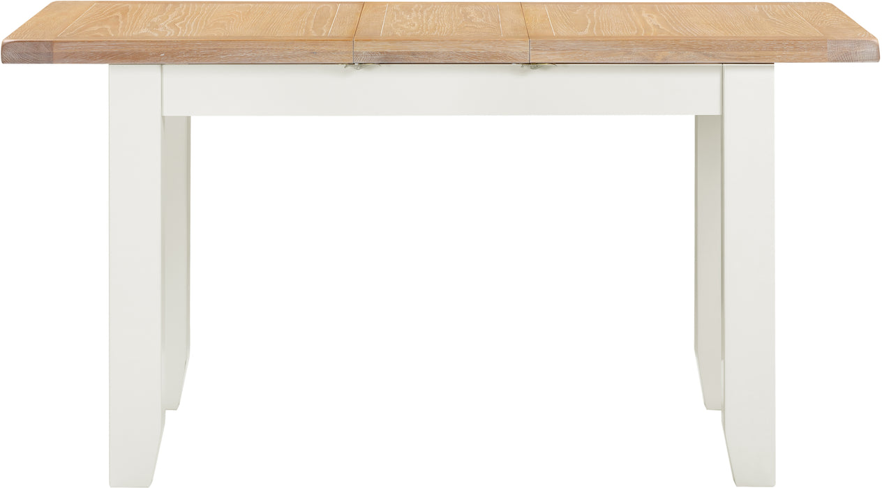Windsor Extending Dining Table Ivory/Oak