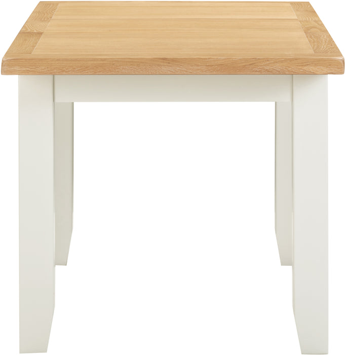 Windsor Extending Dining Table Ivory/Oak