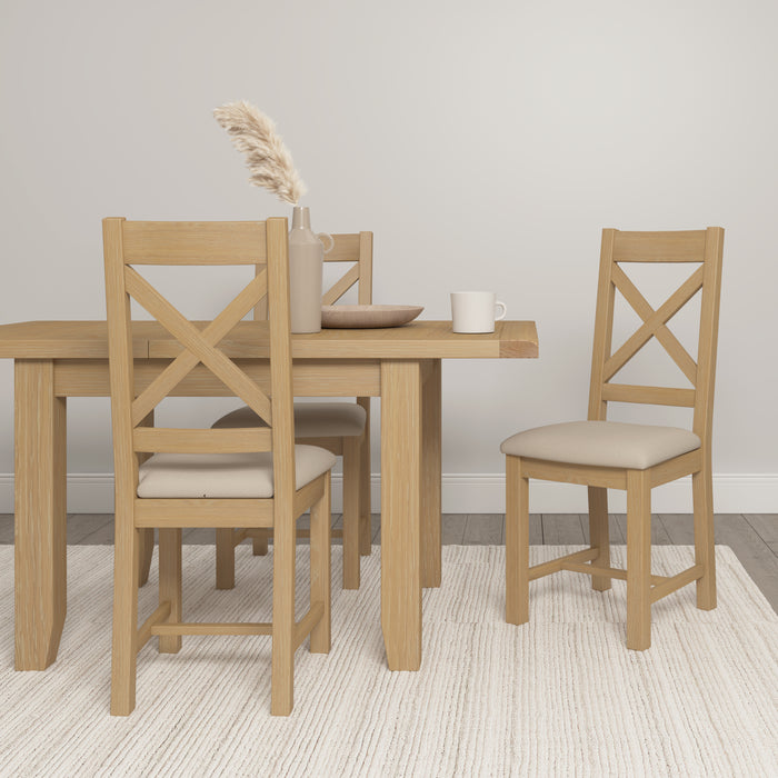Windsor Extending Dining Table Natural Oak