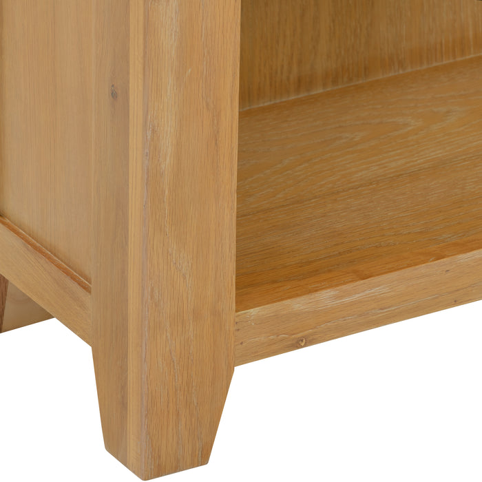 Windsor Low Bookcase Natural Oak