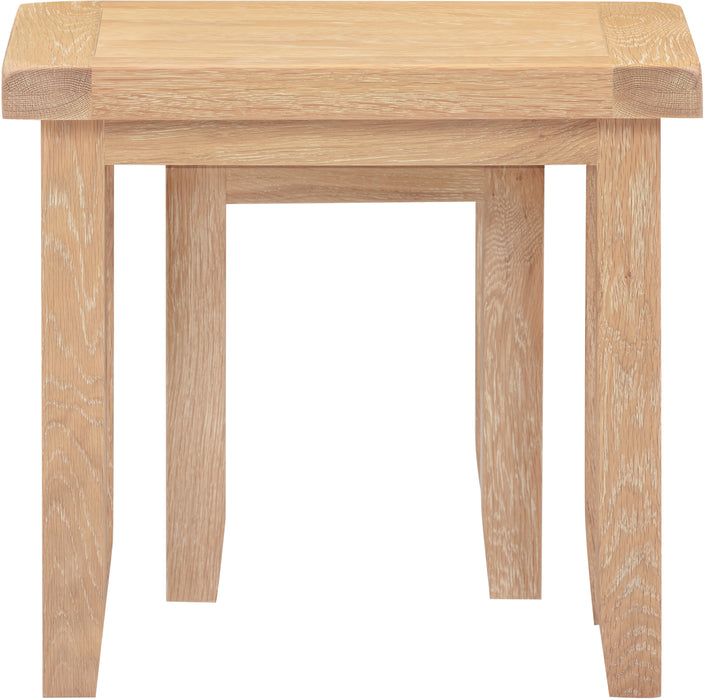 Windsor Nest of 2 Tables Natural Oak