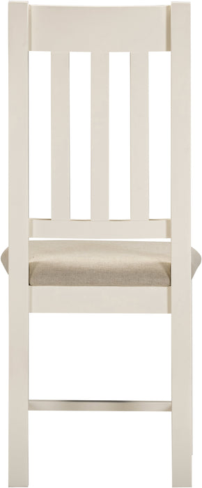 Windsor Slatted Chair (Box of 2) Ivory/Oat Fabric