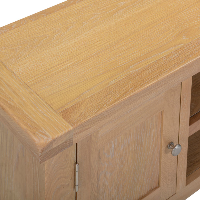 Windsor Straight TV Unit Natural Oak