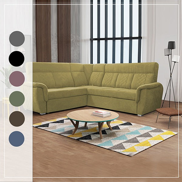 Selly Mustard Large Corner Sofa
