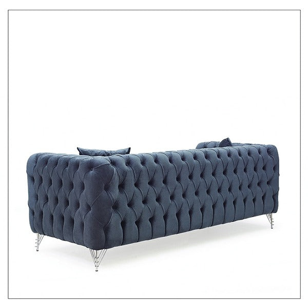 Chicago Grey 3+2 Chesterfield Sofa Set