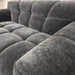 ALUXO® Harlem Sofa Range in Steel Velvet