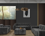 ALUXO® Harlem Sofa Range in Steel Velvet