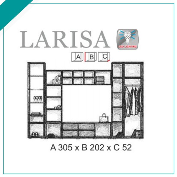 Larisa Tv Unit Set