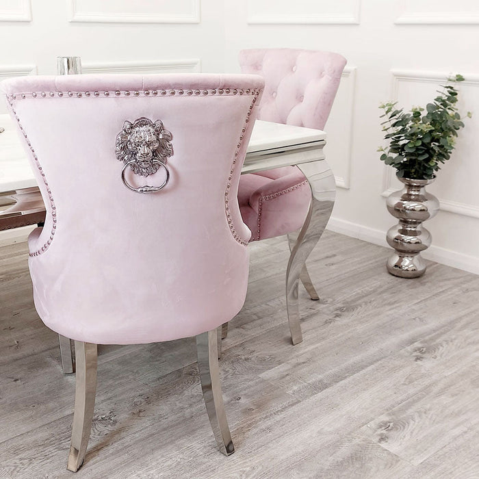 4 x Megan Dining Chair in Pink