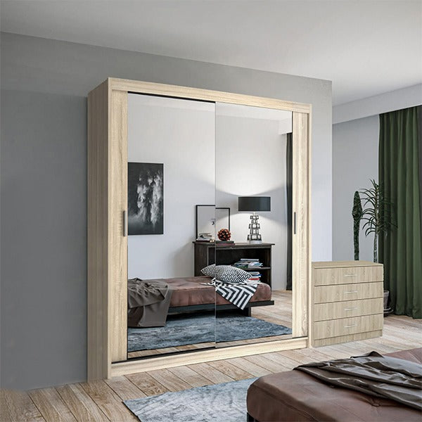 CHICAGO OAK WARDROBE SET
