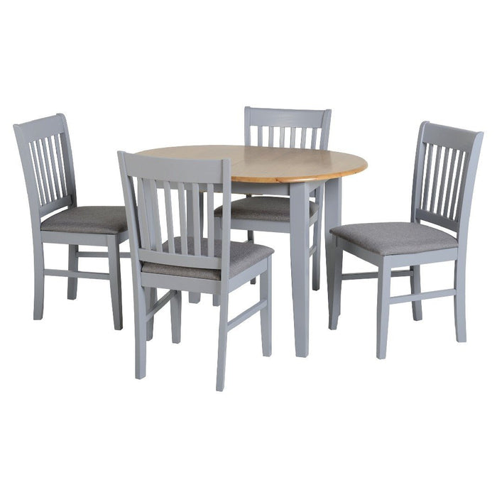 Oxford Extending Dining Table Set with 4 Chairs