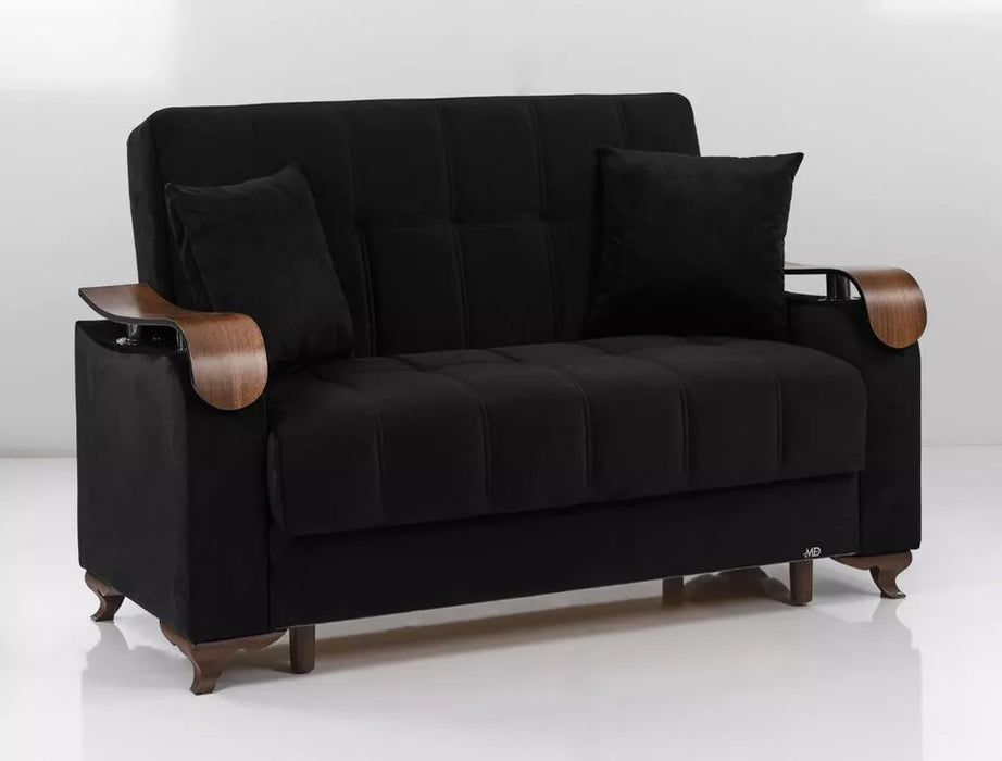 Luxurious Modern Turkish Ottoman 3 Seater Sofa Bed with Storage and Cushions