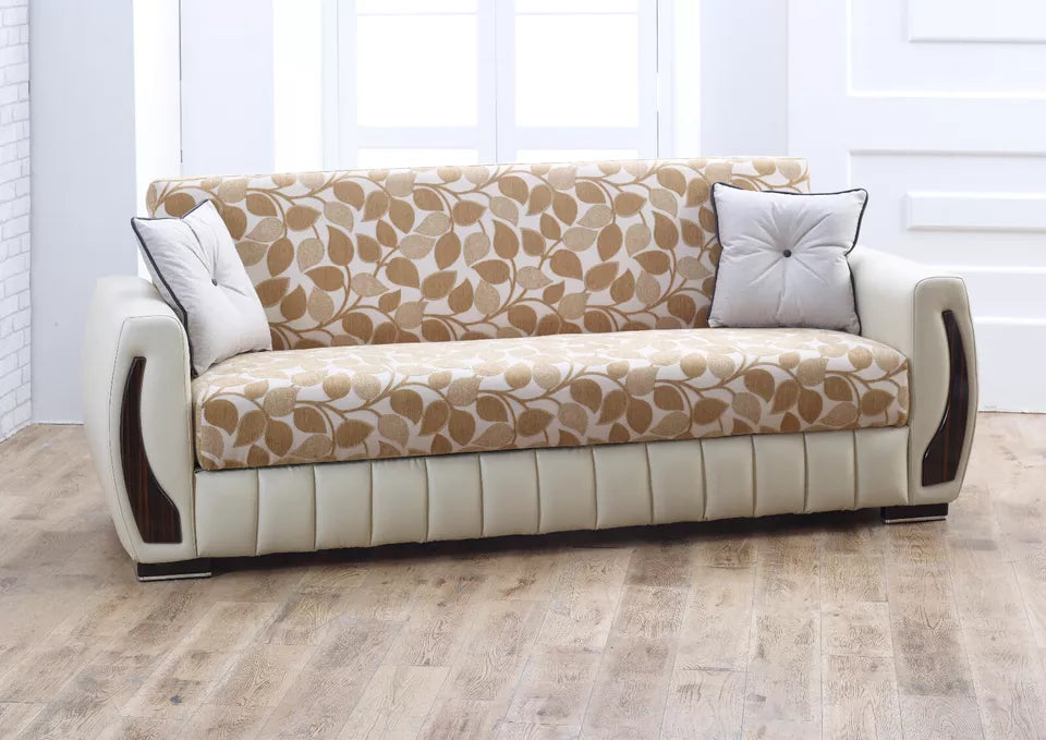 Newbury 3 Seater Ottoman Storage Sofa Bed Modern Luxury Bedroom - UK MADE