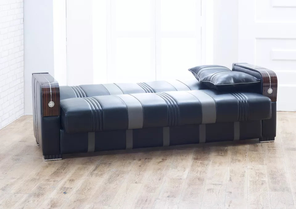 Honey 3 Seater Ottoman Storage Sofa Bed Modern Luxury Bedroom - UK Made